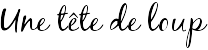 Une tête de loup