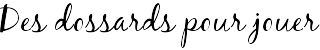 Des dossards pour jouer