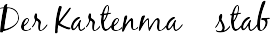 Der Kartenmaßstab
