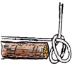 La cabane suspendue - position du noeud La cabane suspendue - position du noeud