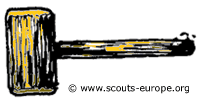Les outils en camp - le maillet Les outils en camp - le maillet