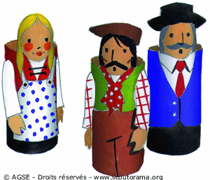 personnages rouleaux personnages rouleaux